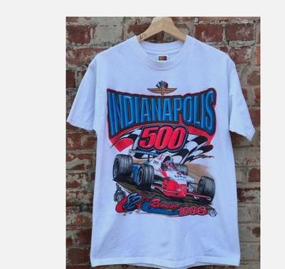Винтажная гоночная футболка Indianapolis 500 Indycar 1998 года, Гоночная футболка Indy 500