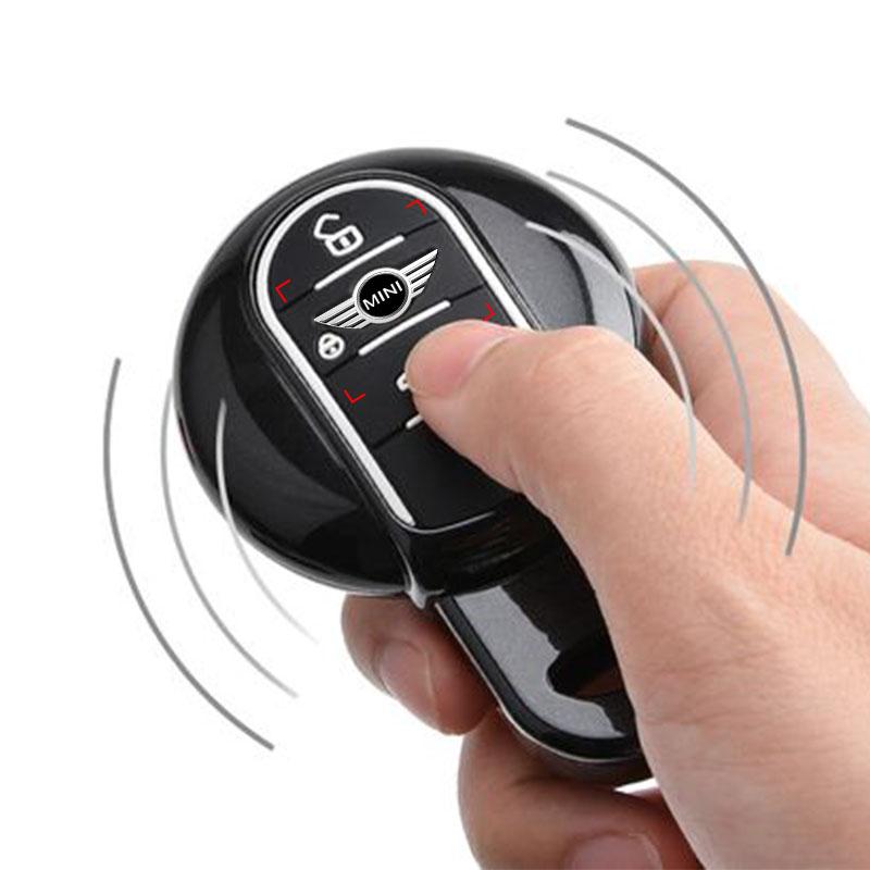 14/18/22мм Наклейки с эмблемой ключа автомобиля Аксессуары с логотипом ключа управления для MINI F54 F55 F56 R56 R60 SONE Roadster Clubman Coupe