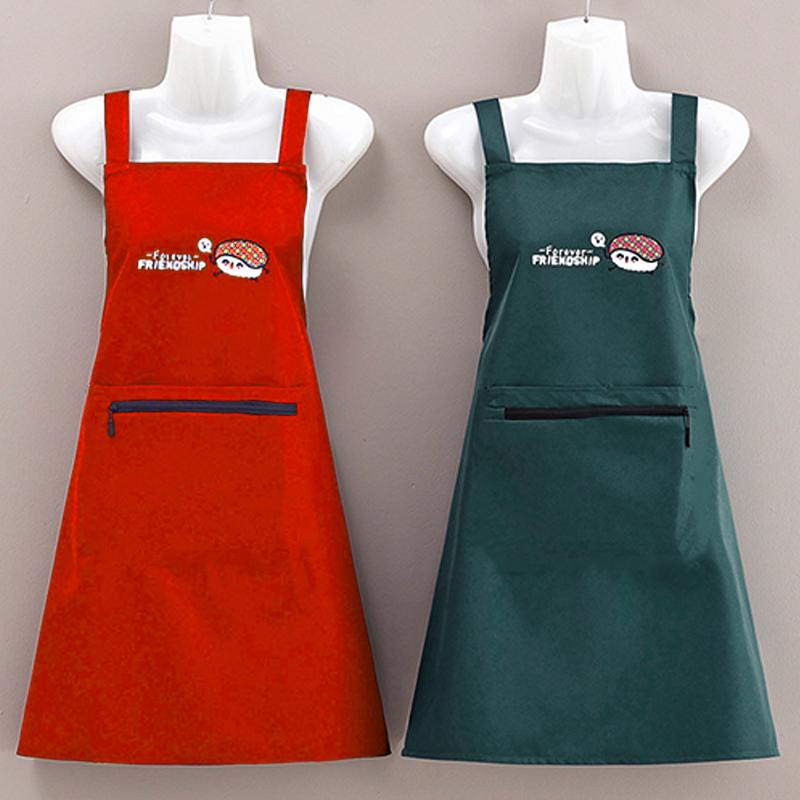 Household Kitchen Apron Household Abrasion Resistant Waterproof Antifouling Barista Apron Restaurant Uniform Coffee House