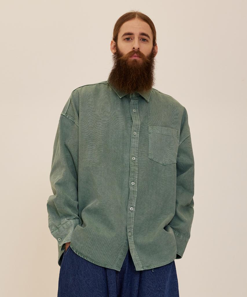 CARGOBROS Cb Archon Pigment Shirt Jacket (Green)