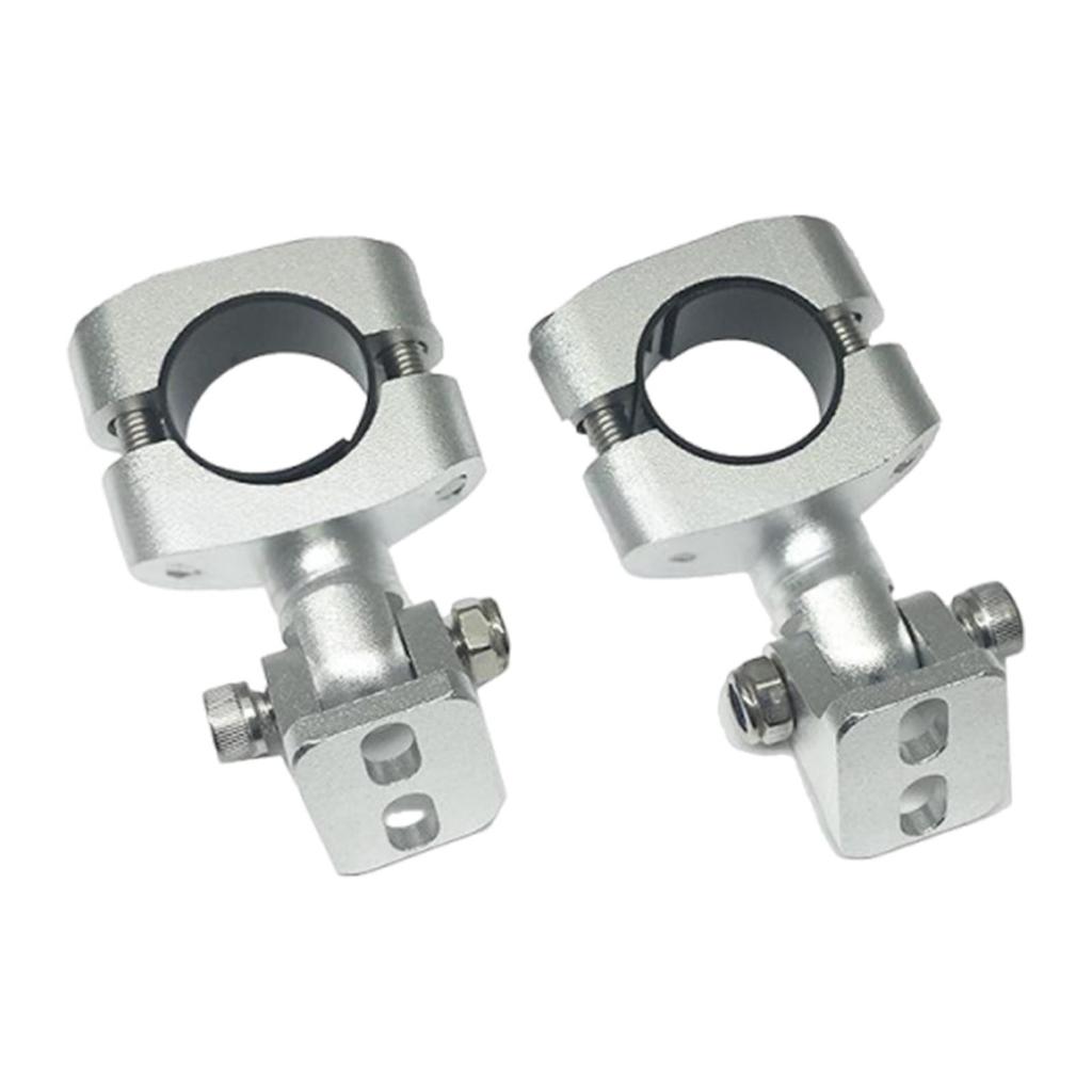 2Pcs Swivel Auxiliary Light Bracket Fits 22mm-25mm Bar for R1200GS /Adv 2014-2019 Simple Assembly Accessories Spare Parts