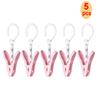 1/5Pcs Rotatable Clothes Pegs Windproof Anti-Slip Drying Clip Travel Towels Hanger Laundry Clip Hanging Hooks Socks Clips