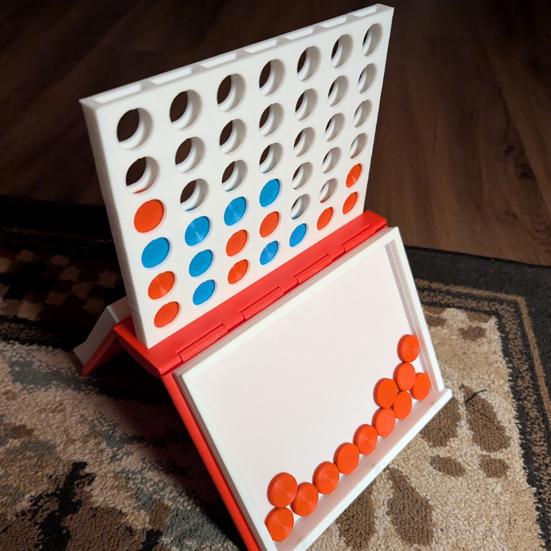 Настольная игра «Четыре в ряд» с магнитной застежкой, встроенным хранилищем, для путешествий, семейных вечеров, вечеринок, в форме книги, стратегическая настольная игра «Четыре в ряд»