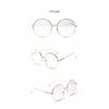 Oversized Round Metal Anti Blue Light Woman Reading Glasses Men Clear Lens Vintage Eyeglasses Presbyopia Large Computer Goggles
