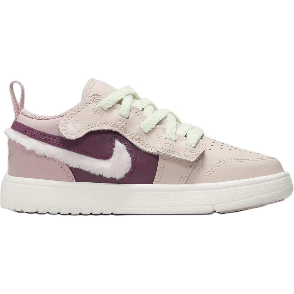 Air Jordan 1 Low Alt SE PS Легендарный светло-коричневый розовый Оксфорд Бордовый розовый пеноматериал FZ3926-200