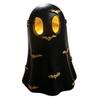 Resin Ghost Statue Halloween Decoration, Cute Light Up Figurine, Spooky Warm LED Bedside Lamp with for Shelf Mantel Indoor Home Decor Party Supplies