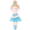 Soft Baby Doll Symphony Mist Gold Ballerina Girl Dream Girl Doll Children Cloth Toy Birthday Gift Blue
