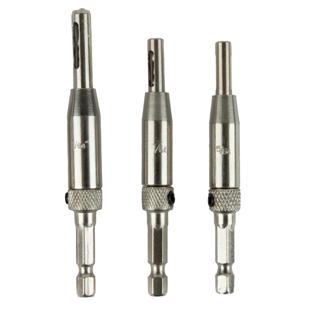 Hinge Drill Bit 3 Pcs Electroplating High-speed Steel