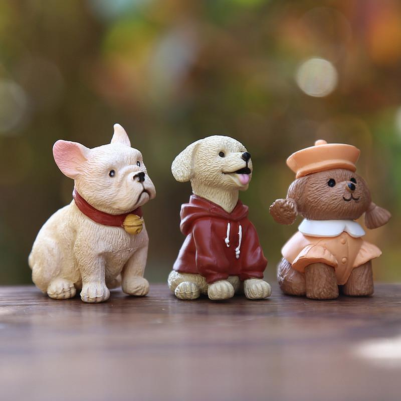 Corgi Inu Shiba French Bulldog Action Figure Model Toy For Kids Room Decoration