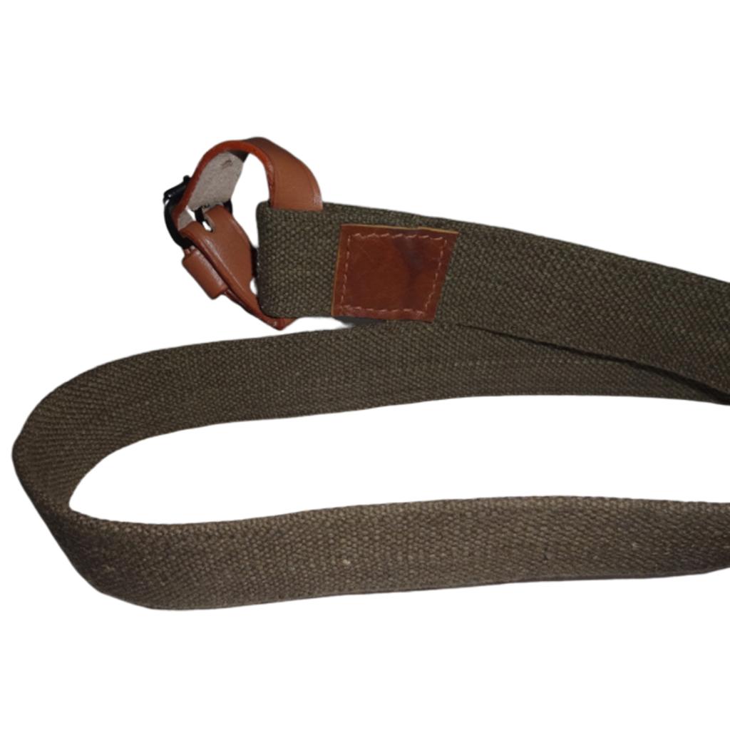 WWII Mosin-Nagant Russian Rifle Sling w/Pure Leather Dog Collars C-OT-1GA2-L6C2
