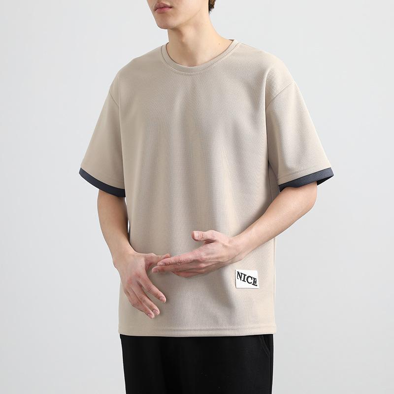 Плюс размер 8XL Мужская летняя футболка с коротким рукавом Повседневная свободная футболка