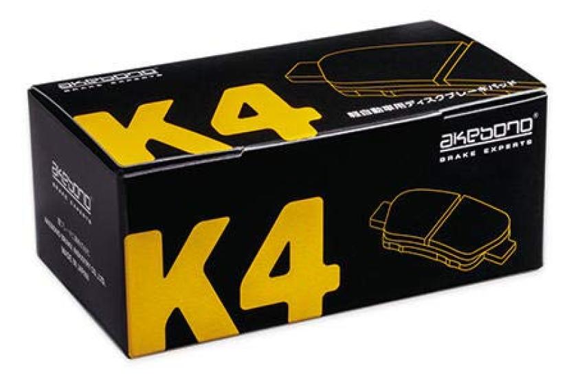 Тормозные колодки Akebono 1 комплект Продукт (К4ПАД) Номер/K-661WK K-661WK