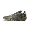 Li Ning Wade 808 5Ultra V2 Устойчивые к истиранию Упругая подошва Низкие баскетбольные кроссовки Мужские Черно-зеленые ABAV045-18