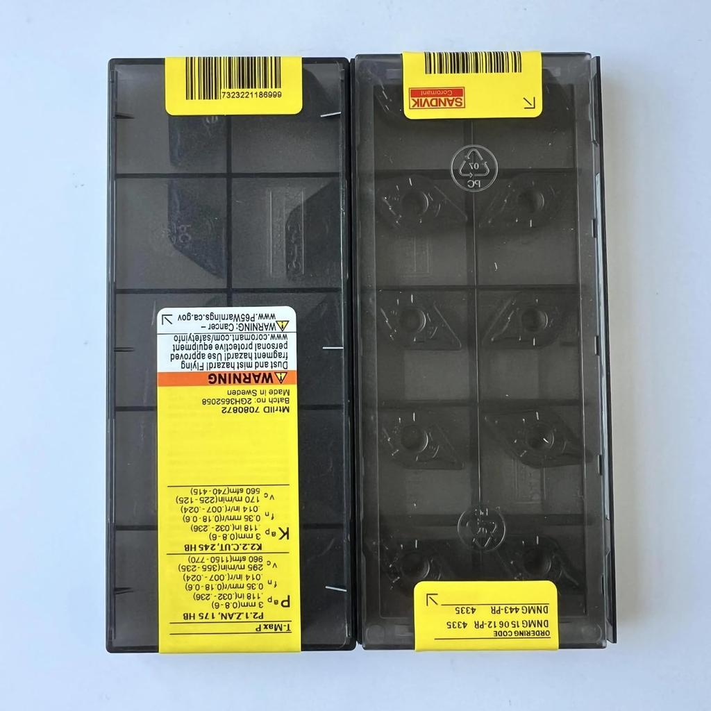 Original Sandvik / DNMG150612-PR 4335 CNC lathe carbide blade 10 PCS