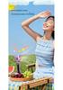 Portable Transparent Yellow Duck Fan with Silent Strong Winds & Seven-Color Lights