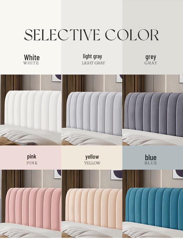 Универсальный чехол на изголовье в скандинавском стиле - Пылезащитный и эластичный для всех сезонов