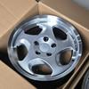 Литые диски TP 17*8j 17*9j PCD 5X120 Разноширокие ET 20 22 BML + Серебристая крышка Диски для легковых автомобилей