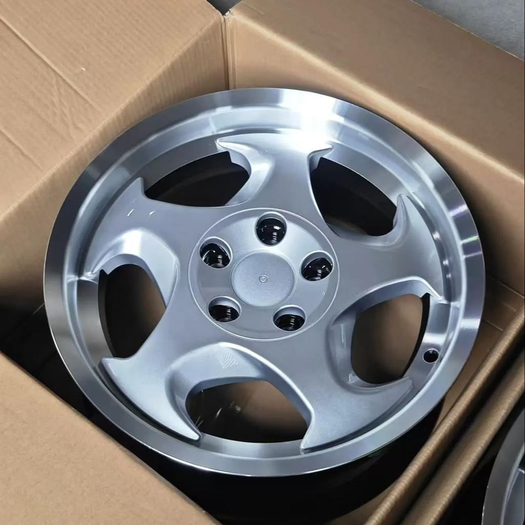 Литые диски TP 17*8j 17*9j PCD 5X120 Разноширокие ET 20 22 BML + Серебристая крышка Диски для легковых автомобилей