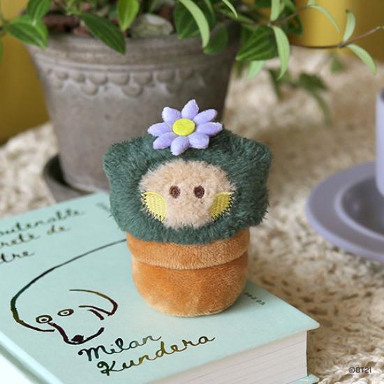 BT21 Брелок для ключей Minini Plush GREEN ver.