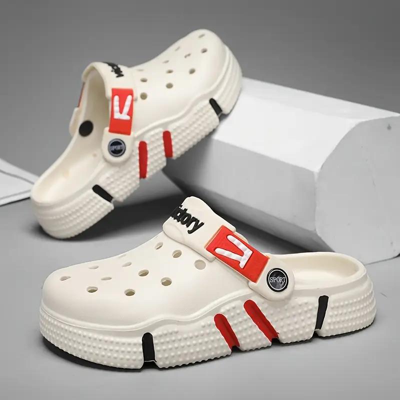 Повседневные удобные домашние туфли без застежек для мальчиков и девочек, дышащие нескользящие сабо для ванной комнаты в помещении, все сезоны