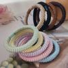 8 шт. Европейские и американские резинки для волос конфетных цветов высокой эластичности для женщин, девочек, держатель для хвостика, корейские аксессуары для волос