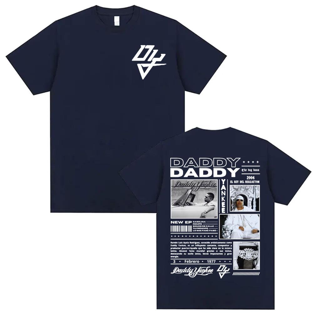 Rapper Daddy Yankee Tour Merch T Shirt Unisexs Clothing Fashion Gothic Oversized T Shirts Unisex Summer Casual Cotton Tshirt