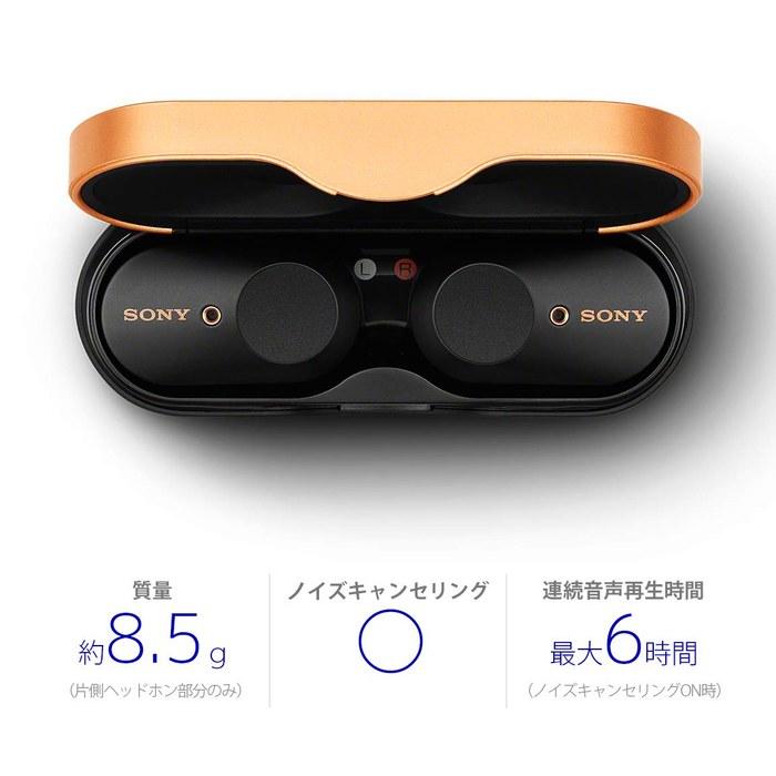 Беспроводные наушники-вкладыши Sony WF-1000XM3 с шумоподавлением (черный)
