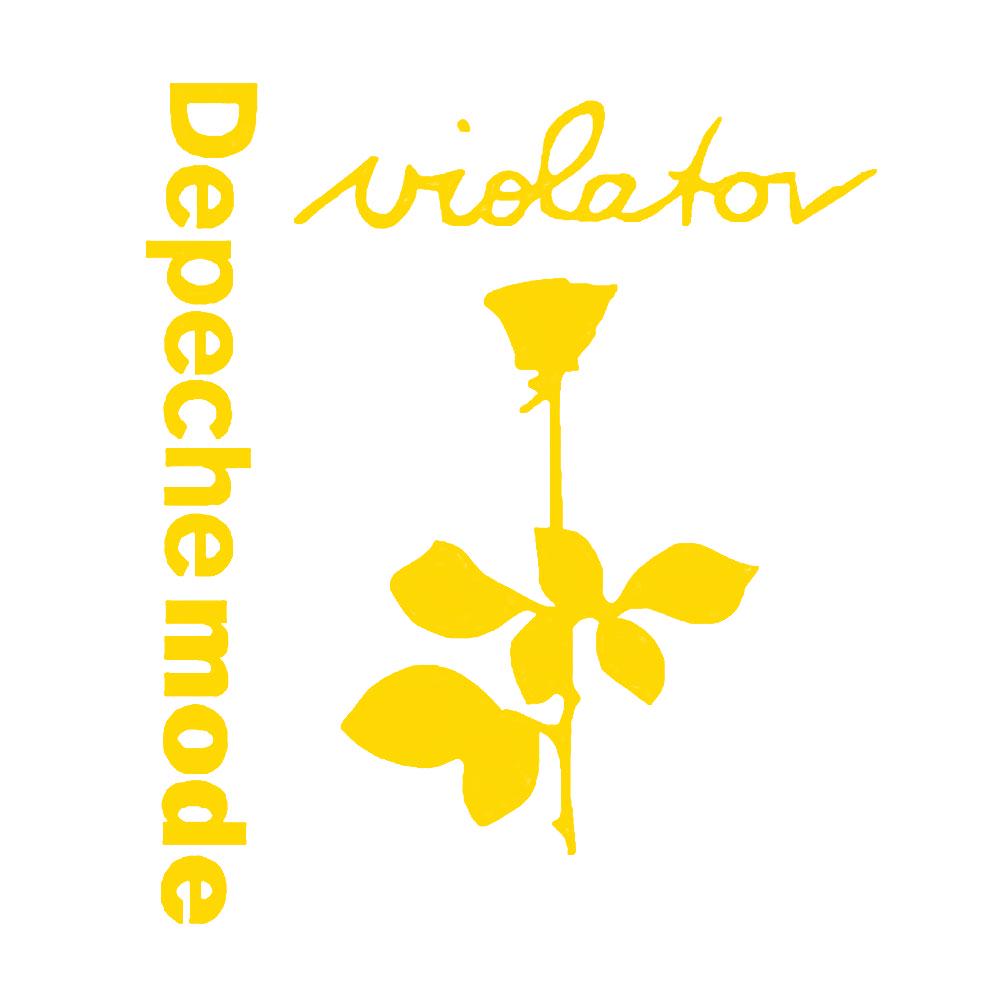 Стильный Depeche Mode Violator Rose Flower Автомобиль Светоотражающие наклейки Наклейка Декор Авто наклейки