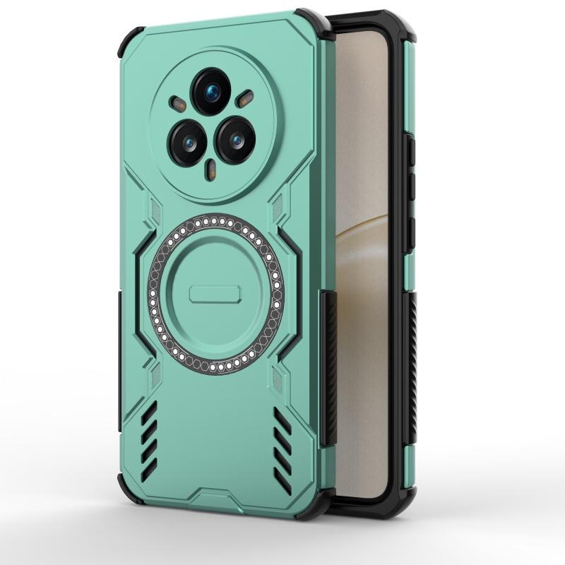 Чехол-накладка для Realme 14 Pro Plus OPPO Realme 14 Pro Plus Capas Кольцевой Магнитный Magsafe Беспроводная Зарядка Чехол Realme 14 Pro Plus