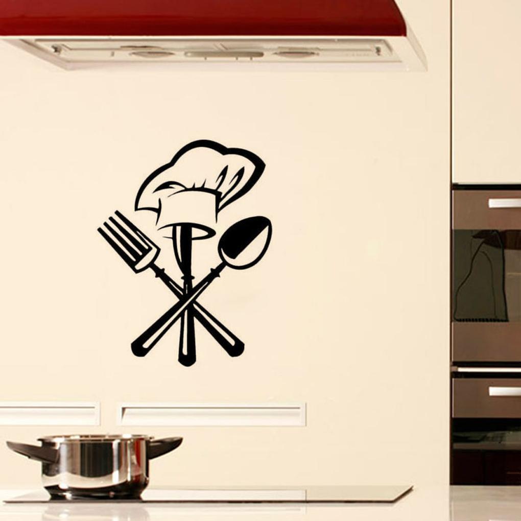 Наклейки на стену кухни Водонепроницаемые виниловые наклейки на стены Художественные декоративные наклейки Самоклеящиеся обои Наклейка на стену