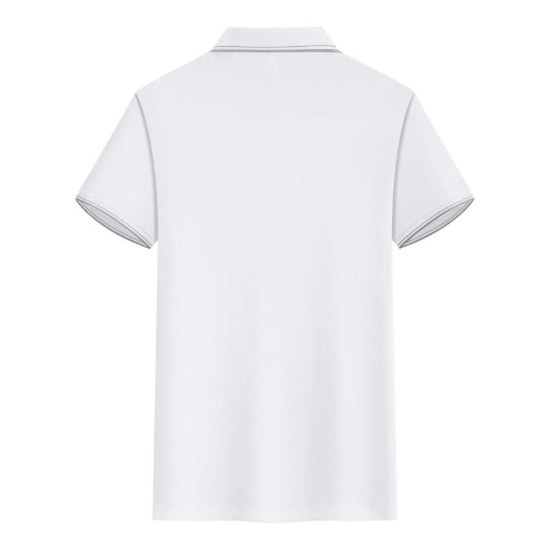 Callaway 2025 Летняя мужская и женская вышитая рубашка-поло Ice Skin Plain Solona Cotton с цветным воротником и блоками