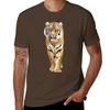 Tiger T-Shirt oversized customs animal prinfor boys mens workout shirts