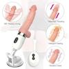 Remote Control Automatic Telescopic Heating Penis Vibrator Rotating Glans Realistic Suction Cup Dildo Sex Machine Toys for Women