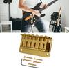 6 String Fixed Saddles Guitar Bridge Top Load Tailpiece with Mounting Screws for Electric Guitar Parts Easy To Install