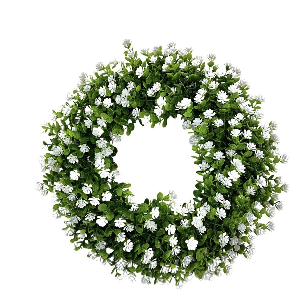 Eucalyptus Artificial Wreath 33cm Fake Flower New Simulation Flower Wreath Wedding Decor
