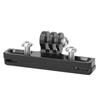 Aluminium Alloy Black Bike Base Bicycle Saddle Cushion Clip Mounting for Gopro Hero6/5/4/3 Camera