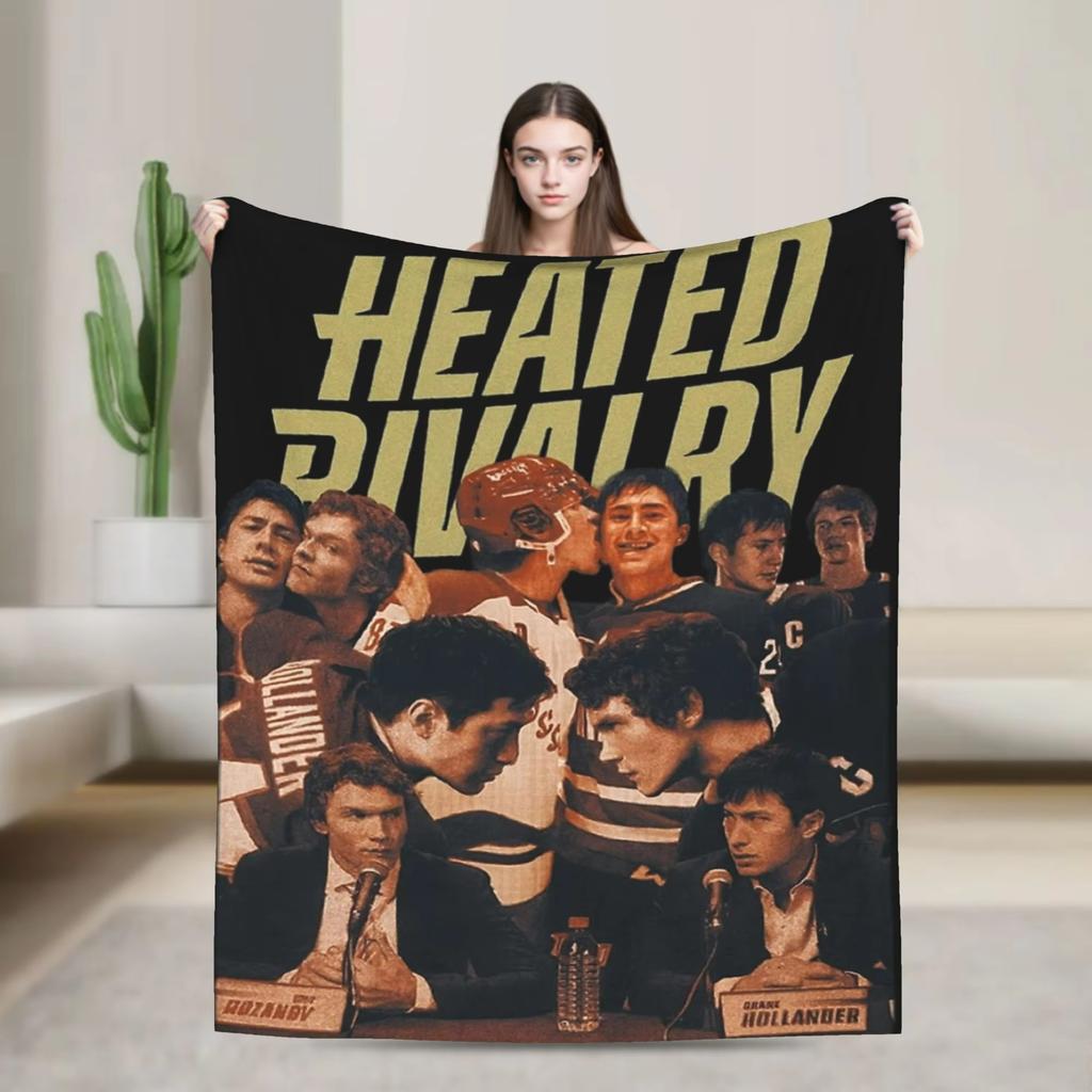 Одеяло с подогревом Hollanov Rozanov Heated Rivalry - Фланелевое, Супертеплое, для Дивана, Путешествий