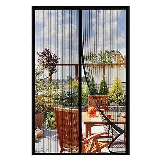 Москитная дверная занавеска, магнитная дышащая застежка, простая установка, магнитный экран, дверной проем, москитная сетка