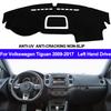 Чехол на приборную панель автомобиля TAIJS для Volkswagen VW Tiguan 2009-2014 2015 2016 2017, коврик для приборной панели, коврик для приборной панели, анти-УФ-нескользящий коврик