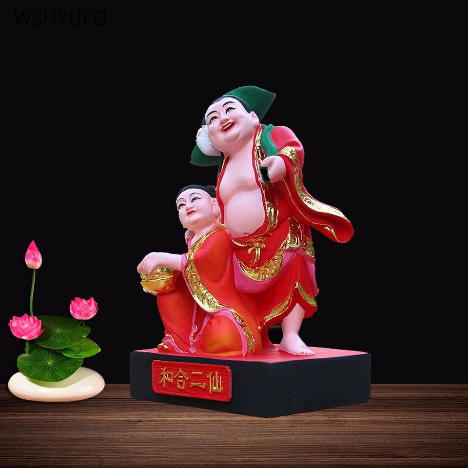 12 Inch Buddha Statue Sculpture Desktop Ornaments Chinese Style Home Decor Home Offerings of Buddha Statues