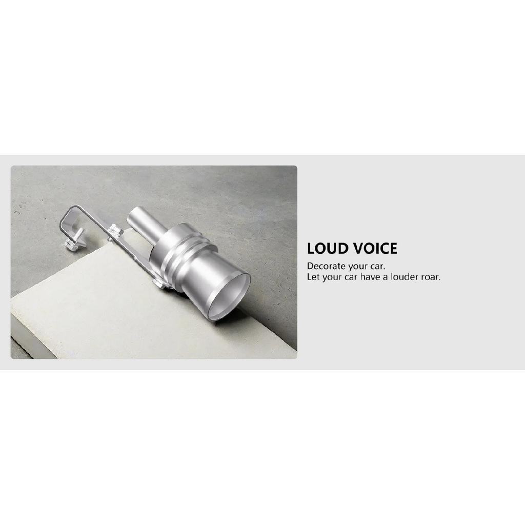 HQ General Car Motorcycle Tail Throat Whistle Turbo Exhaust Pipe Turbine Whistle Motorcycle Sound Simulator  Auto Accessories