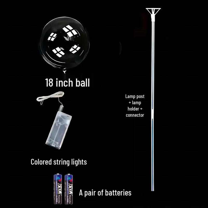 Светящийся шар Бобо - Прозрачный светодиодный светящийся шар для детских игрушек и свадебных украшений