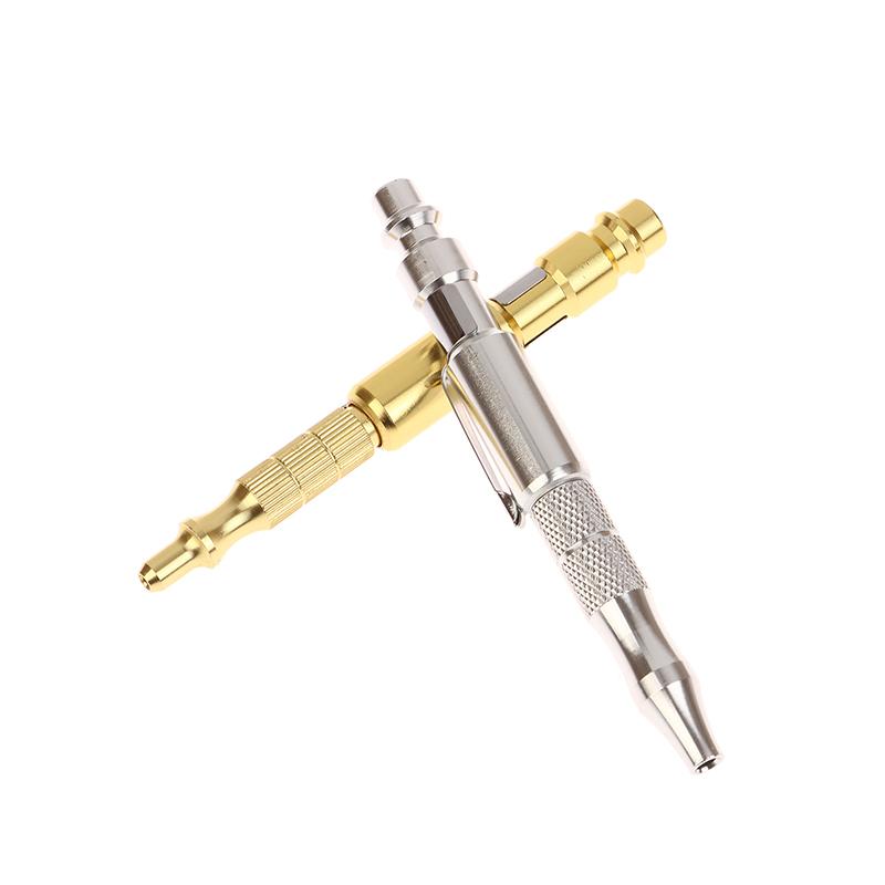 Регулируемые карманные пневмопистолеты Eu/Us, Промышленный стиль 1/4 дюйма "M" Быстросъемный штекер, Пневмопистолеты-ручки для очистки от пыли