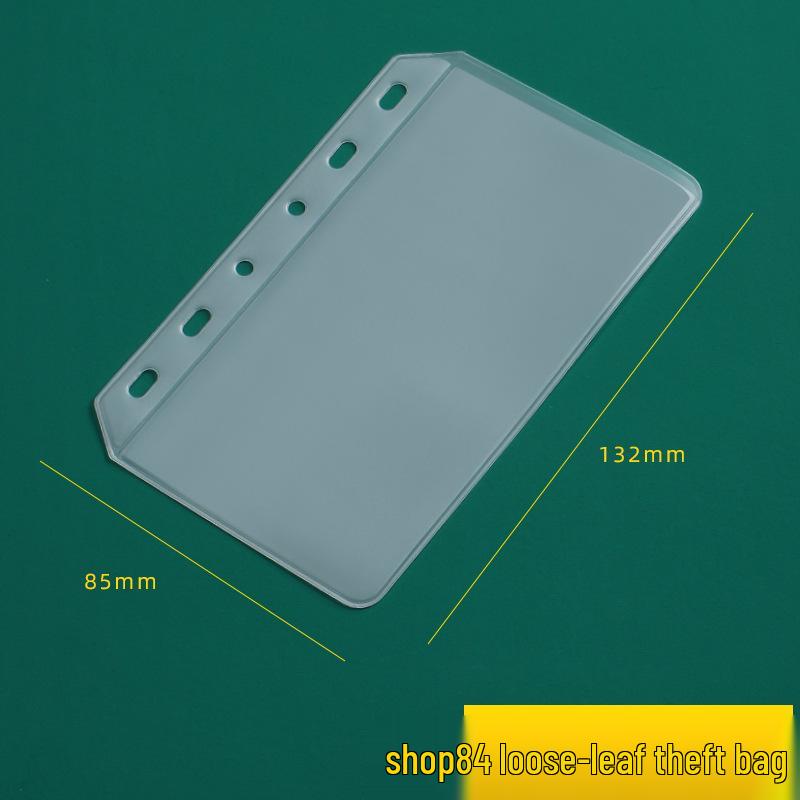 Прозрачные ПВХ пакеты-файлы разных размеров на кольцах с молнией: A6/A5 Хранилище документов и A7 Визитница, 6-кольцевой дизайн.