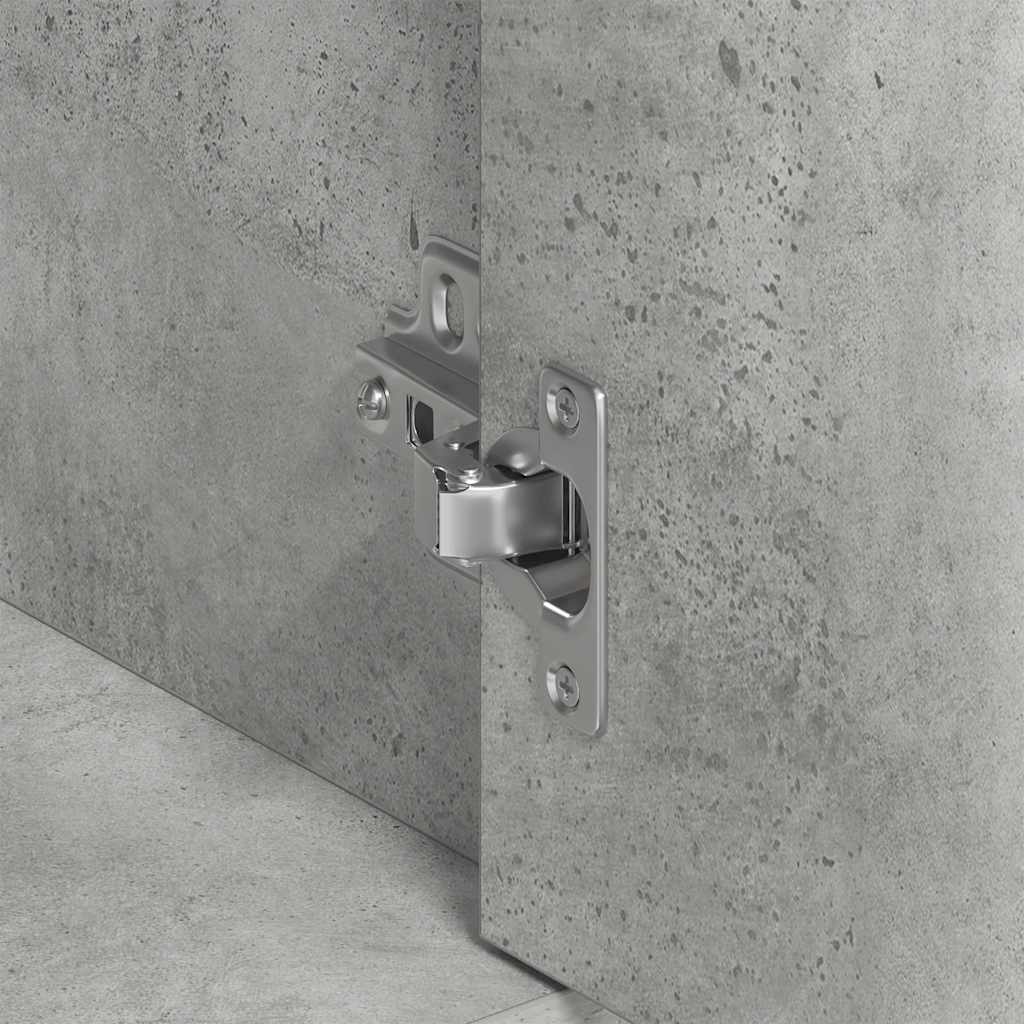 Sideboard Concrete Grey 88 x 30 x 70 cm Particleboard
