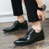 Модная мужская деловая повседневная кожаная обувь на шнуровке Универсальный стиль для мужчин Деловая Офисная Свадебная вечеринка Мужская обувь больших размеров 48