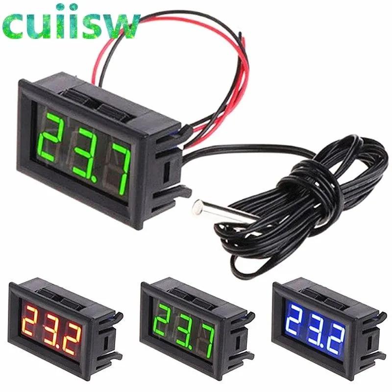 Universal thermometer digital electronic DC 5-12 V with remote sensor