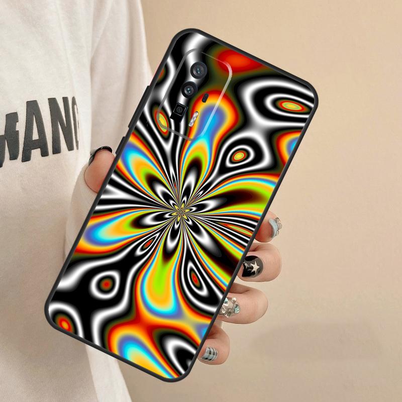 Чехол с принтом оптической иллюзии для Xiaomi 15 14 17 Ultra 13T 14T 15T Pro POCO F8 F5 F6 F7 X3 X5 X6 X7 X8 Pro Max