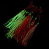 Swim Portable Fishing Tackle Squid Skirt Lure Soft Silicone Saltwater Octopus Bait Hook