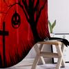 Шторы с принтом на Хэллоуин для детей, Темный замок, Череп ведьмы, Декоративные шторы для детской вечеринки, Подходит для спальни